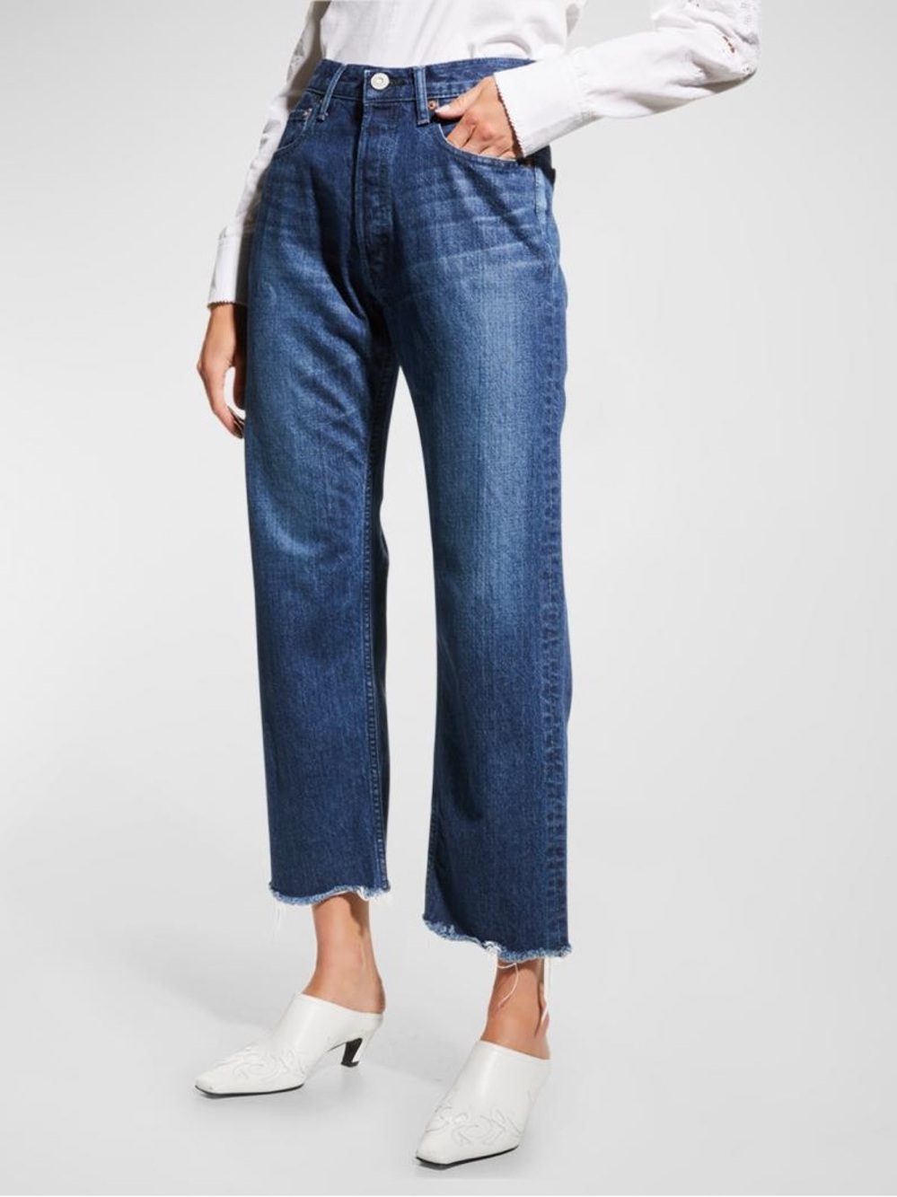Moussy Vintage Capac Wide Straight Ankle